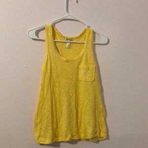 Women’s Yellow Racerback Tank Top